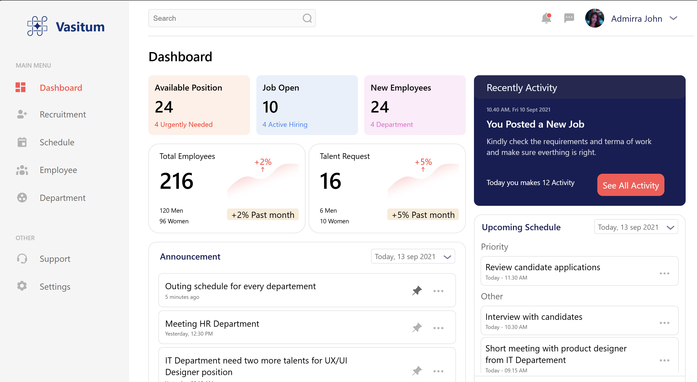 Soshin Dashboard